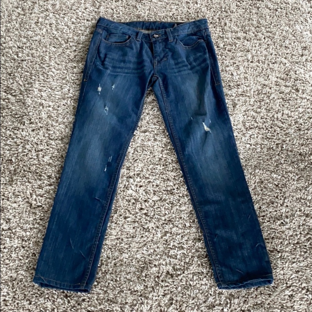William Rast lightly distressed Gerrd Skinny Jean sz 28